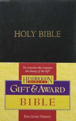 KJV Gift & Award Bible, Black (Imitation Leather)