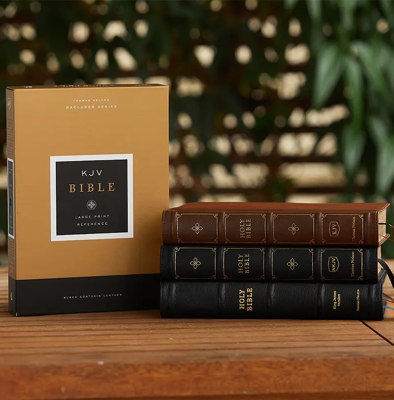 KJV Large Print Compact Reference Bible, Maclaren Series