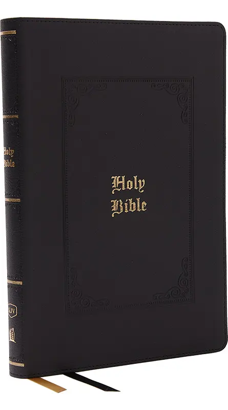 KJV Giant Print Thinline Bible (Vintage Series; Black Leathersoft)