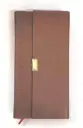 Malayalam Check Book Bible: Brown Leather Button Press Model: By- Daniel Publication