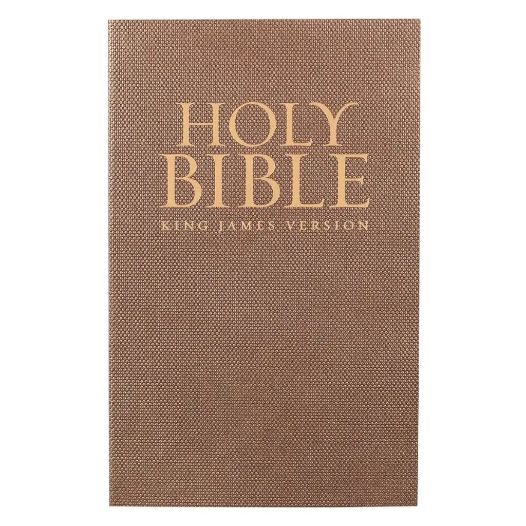 KJV Holy Bible, Gift and Award Bible - Softcover, King James Version, Antique Gold