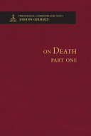 [9780758681331] ON DEATH 1 - THEOLOGICAL COMMONPLACES.