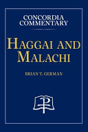 [9780758681300] Haggai and Malachi - Concordia Commentary