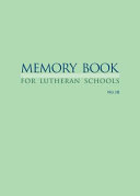 [9780570006947] Memory Book for Lutheran Schools