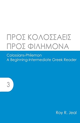 [9781942697015] Colossians-Philemon: A Beginning-Intermediate Greek Reader