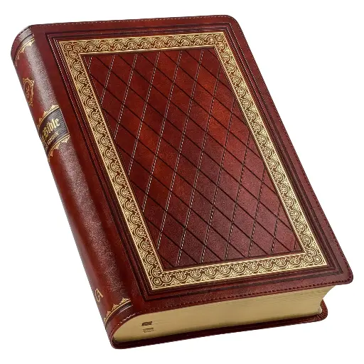 [KJV Study Bible, Diamond Grid Saddle Tan Faux Leather (Christian Art)] KJV Study Bible, Diamond Grid Saddle Tan Faux Leather (Christian Art) 