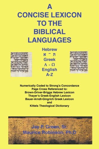 [9781589603080] A Concise Lexicon to the Biblical Languages