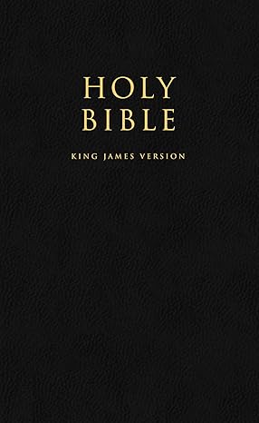 [KJV Holy Bible, Gift and Award Bible - Softcover, King James Version, Black] KJV Holy Bible, Gift and Award Bible - Softcover, King James Version, Black