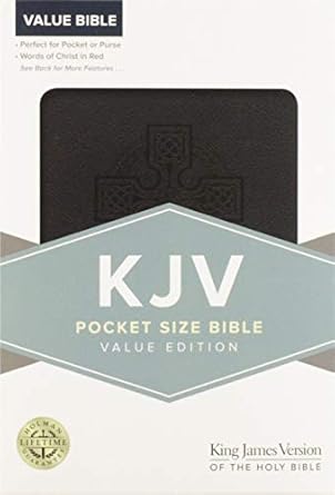 [KJV Pocket Size Bible Value Edition Black Leathertouch] KJV Pocket Size Bible Value Edition Black Leathertouch